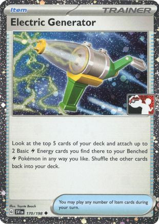 Electric Generator 170/198  - Holofoil Prize Pack Series Cards - Uncommon