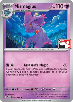 Mismagius 086/217  Prize Pack Series Cards - Rare