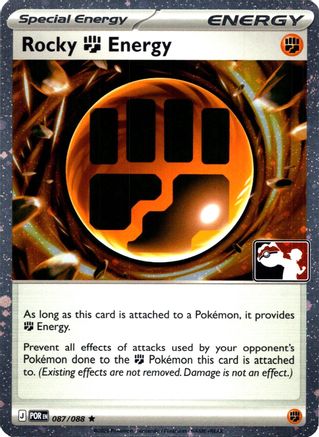 Rocky Fighting Energy 087/088  - Holofoil Prize Pack Series Cards - Rare