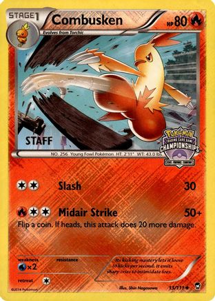 Combusken 013/111  - Reverse Holofoil League & Championship Cards - Promo