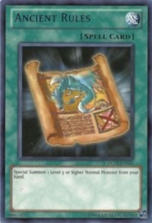 Ancient Rules (Red) [DL13-EN016] Rare