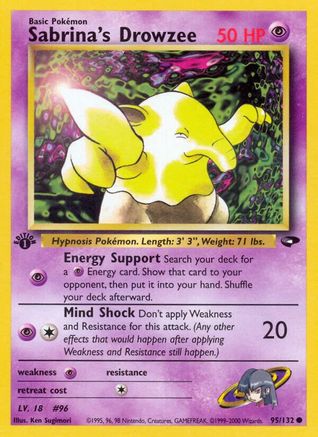Sabrina's Drowzee (95/132) [Gym Challenge Unlimited]