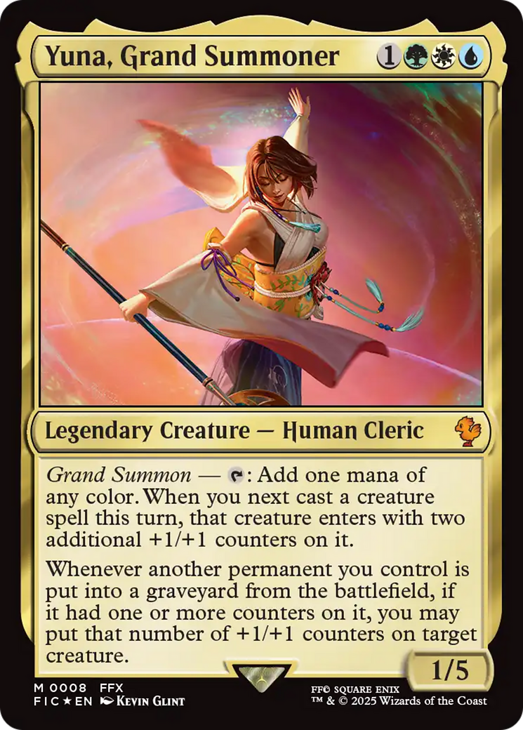 Yuna's Decision (Surge Foil) [FINAL FANTASY Commander]