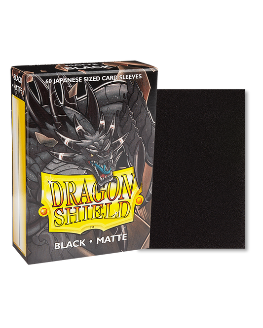 Dragon Shield - 60ct Japanese Size - Black Matte