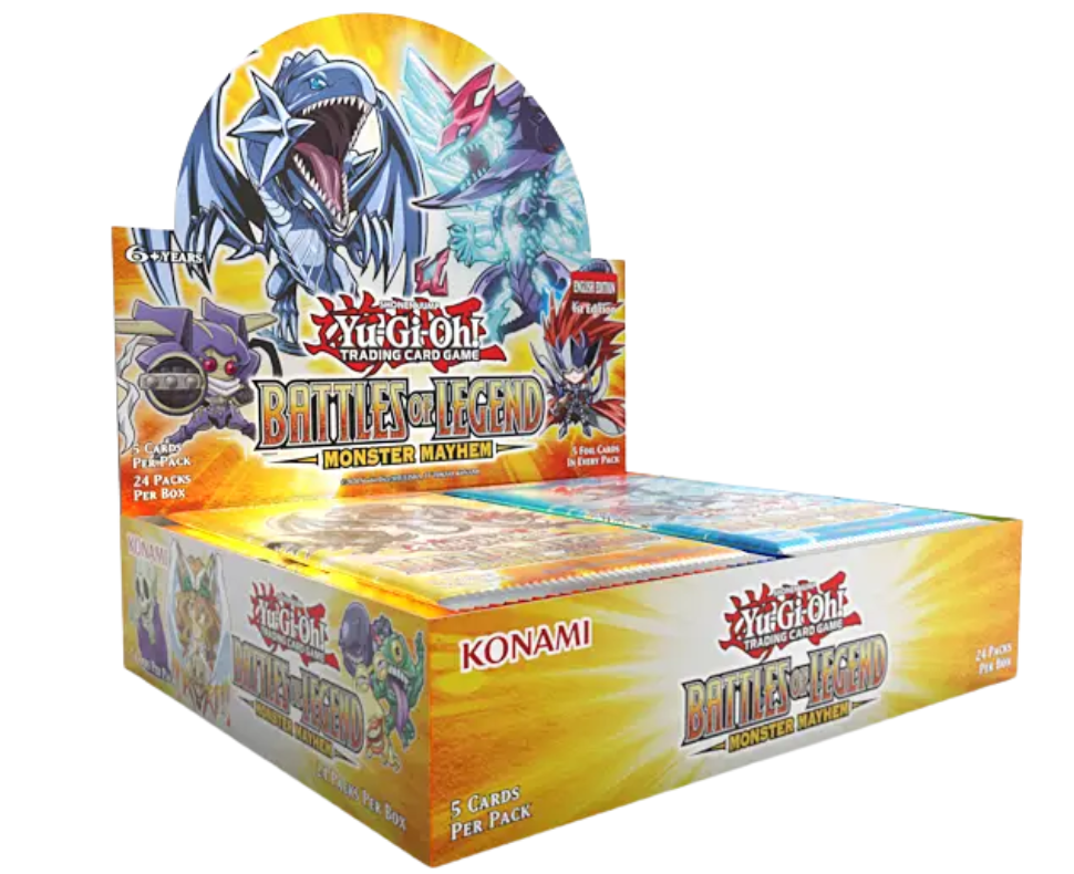 Yugioh - Battles of Legend - Monster Mayhem Booster Box - 1st Edition (Pre-Order)