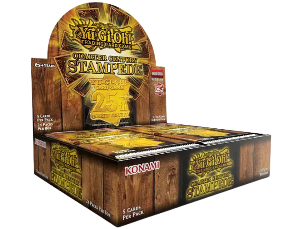 Yugioh - Quarter Century Stampede Booster Box - 1st Edition (Pre-Order)